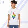 Gay Pride Snake Tshirt - Rainbow Flag