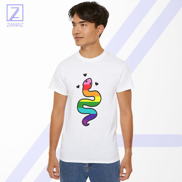 Gay Pride Snake Tshirt