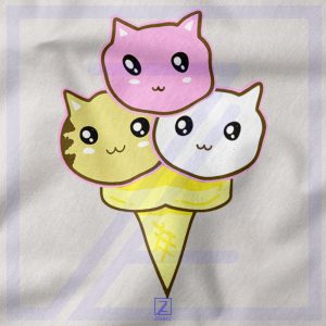 Ice Cream Kitties closeup Hoodie - Buy Cute Cats