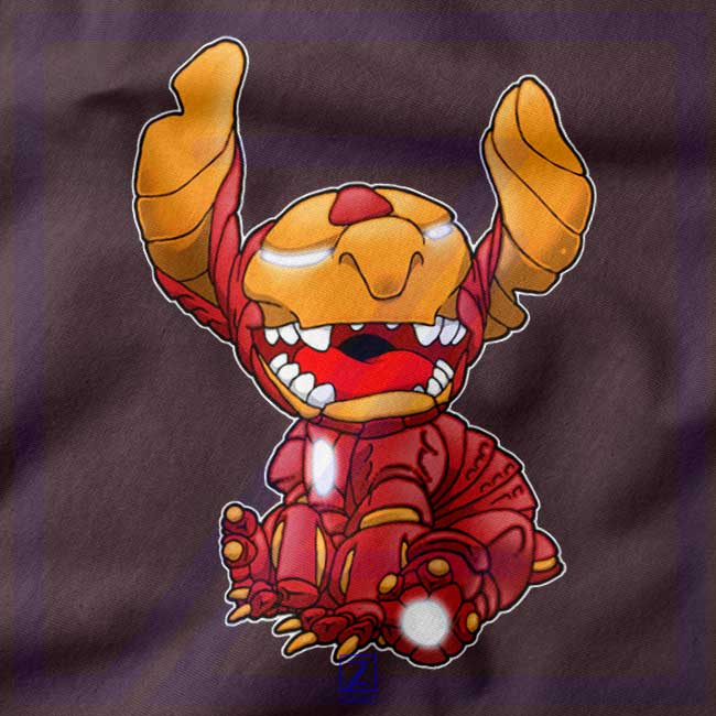 Iron Stitch Superhero closeup Tshirt - Disney Marvel