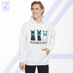 Llama Face Mask Hoodie - Best Quarantine