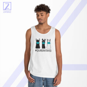 Llama Face Mask Tank Top - Best Quarantine