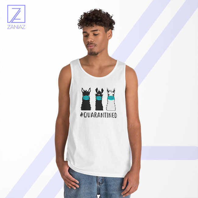 Llama Face Mask Tank Top - Best Quarantine