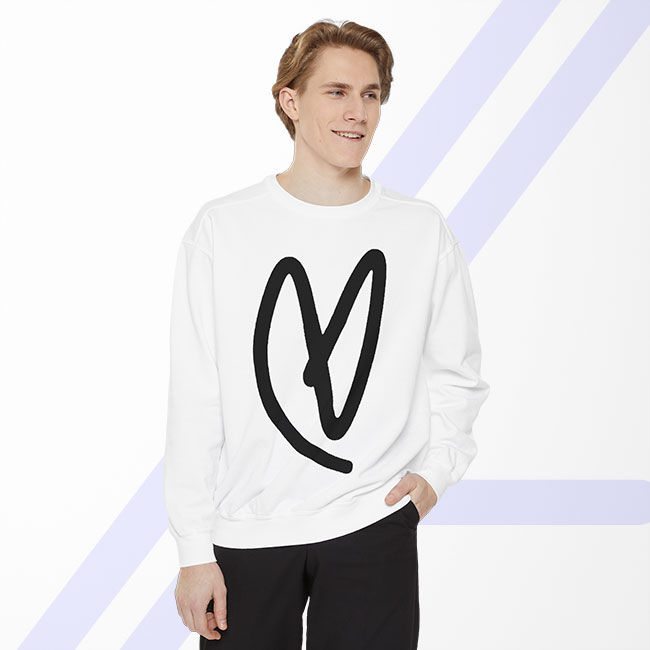Lovatic Heart Sweatshirt - Demi Lovato Merch