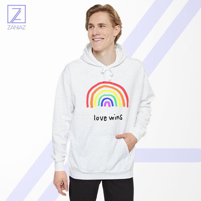 Love Wins Hoodie - Rainbow Merch