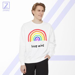 Love Wins Sweatshirt - Rainbow Merch
