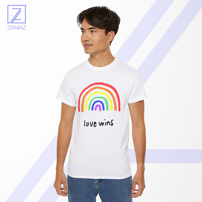 Love Wins Tshirt - Rainbow Merch Tee