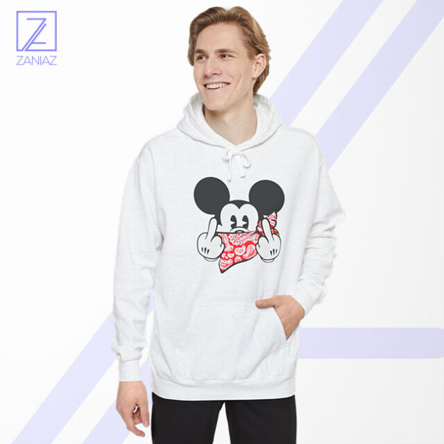 Mickey Disney Middle Finger Hoodie