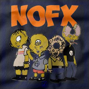 Nofx Scare Cartoon closeup Sweatshirt - Best Punk Rock Band