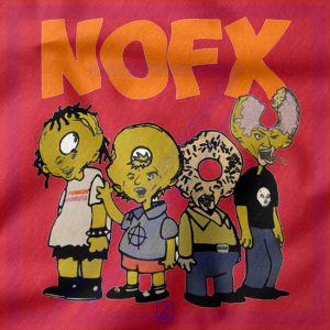 Nofx Scare Cartoon Tshirt - ZANIAZ