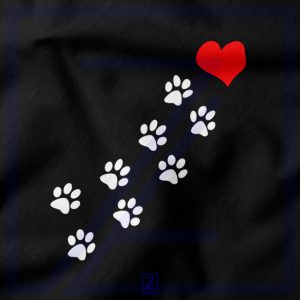Paws Dogs Heart closeup Tank Top - Funny Animals