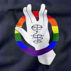 Pride LLAP closeup Tshirt - Live Long and Prosper