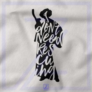 Princess Leia Don't Rescue Me closeup Sweatshirt - Star Wars