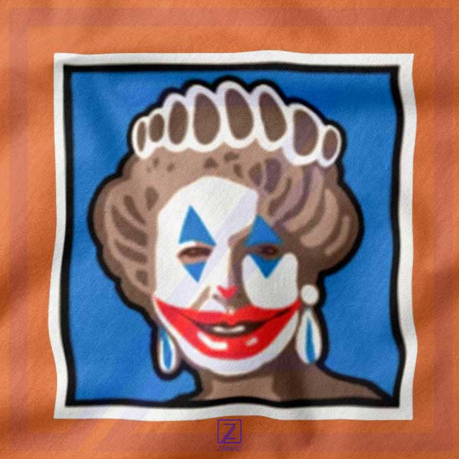 Queen England closeup Sweatshirt - Joker Parody Movie