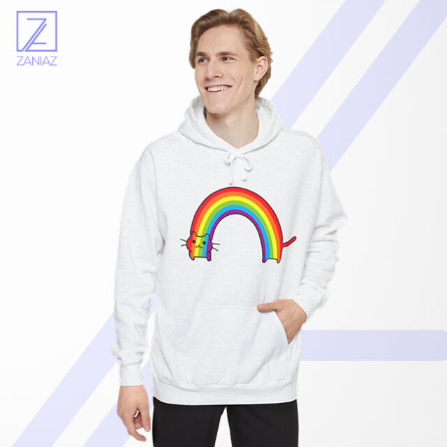Rainbow Cat Hoodie Kitty