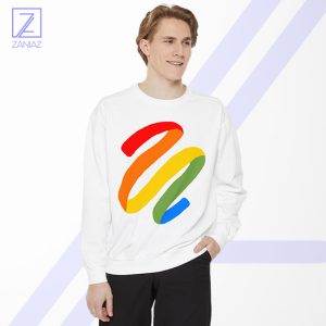Rainbow Ribbon Sweatshirt - Colorful Pride