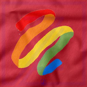 Rainbow Ribbon closeup Tank Top - Colorful Pride