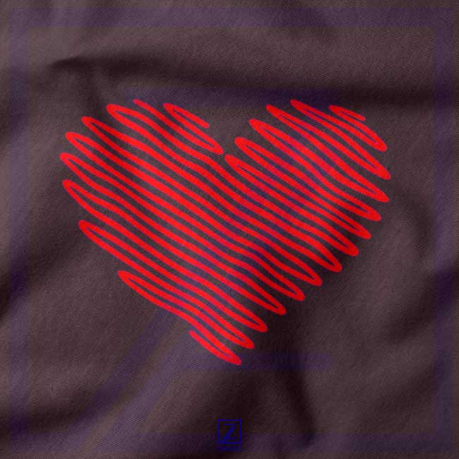 Red Heart Diagonal closeup Tank Top - Buy Gift Love