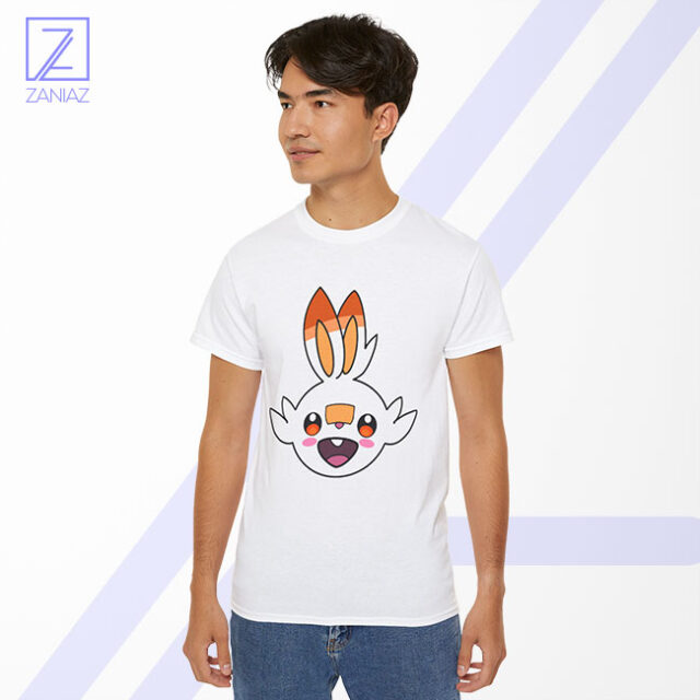 Scorbunny Rabbit Pokemon Tee Shirts