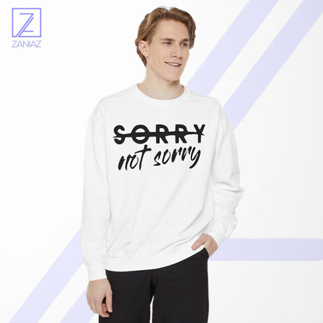 Sorry Not Sorry Lyrics Sweatshirt Demi Lovato S-2XL