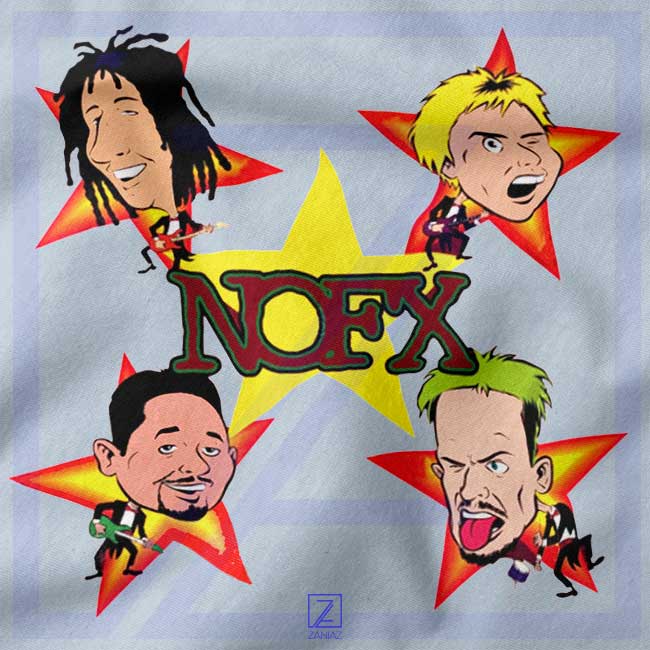 Star Four Singers closeup Sweatshirt - Buy Nofx Band