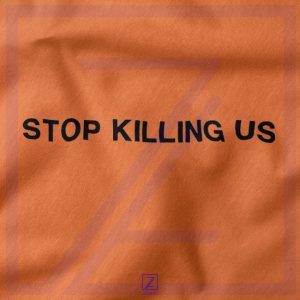 Stop Killing Us Black Americans closeup Sweatshirt - Protest