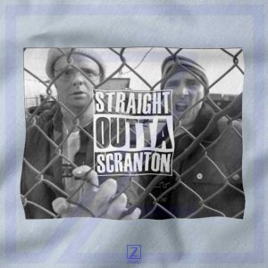 Straight Outta Scarton closeup Hoodie - The Electric City