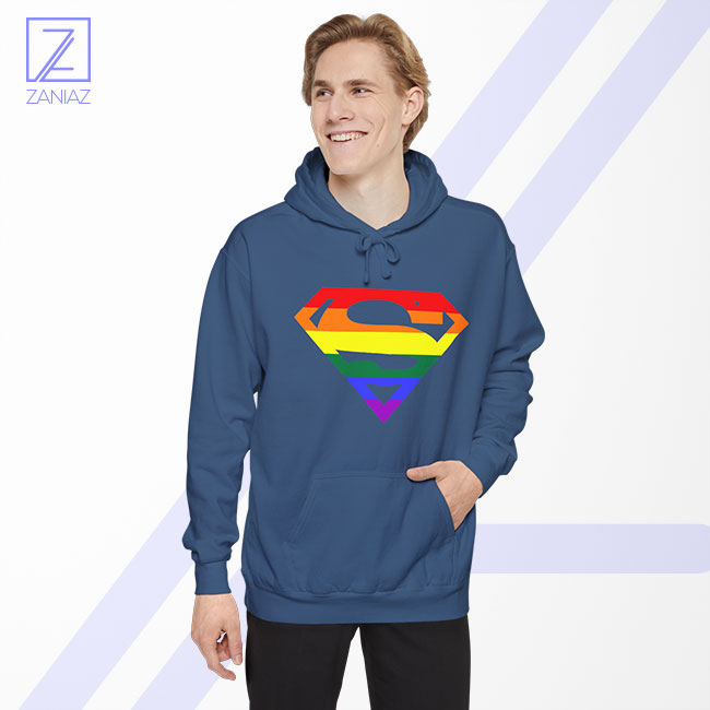 Super Queer Hoodie - Rainbow Pride Merch