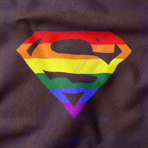 Super Queer closeup Tank Top - Rainbow Pride Merch