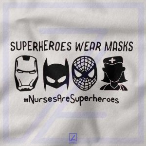 Superheroes Wear Masks closeup Sweatshirt - Buy Nursing