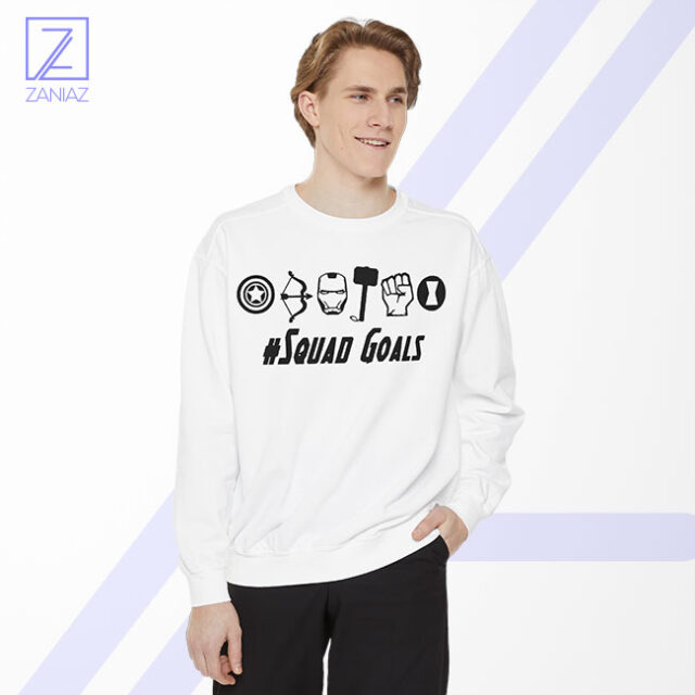 Superheros Squad Goals Sweatshirt