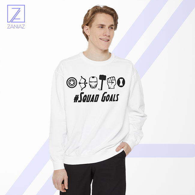 Superheros Squad Goals Sweatshirt - Buy Avengers
