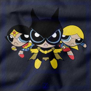 Supertough Girls closeup Tshirt - DC Comics Superheroes Girls