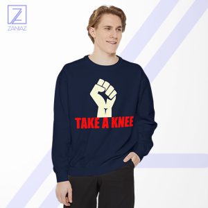 Take A Knee Protest Sweatshirt - Black Lives Matter