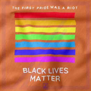 The First Pride Was A Riot closeup Tank Top - Black Lives Matter