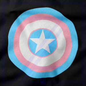 Trans Shield Pride closeup Sweatshirt - Social Organizations