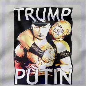 Trump and Putin closeup Sweatshirt - Political Satire