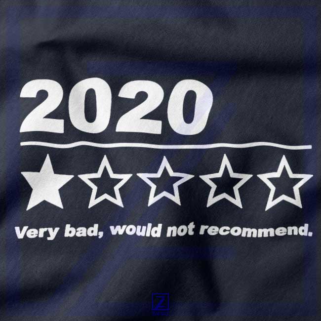 2020 Bad Year closeup Tshirt - Cheap Quarantine