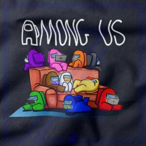 Among Us Couch closeup Sweatshirt - Buy Video Game