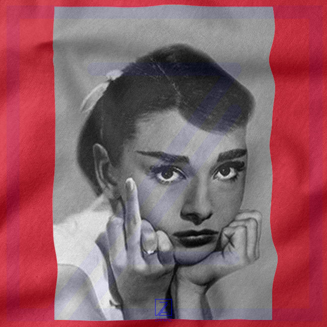 Audrey Hepburn Middle Finger closeup Tank Top - Actress