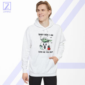 Baby Yoda Boo Hoodie - Quarantine Halloween