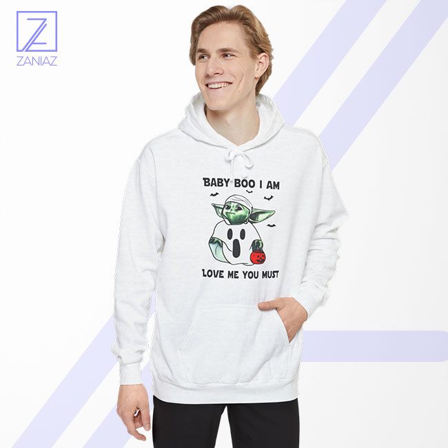 Baby Yoda Boo Hoodie - Quarantine Halloween