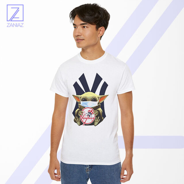 Baby Yoda New York Yankees Tshirt