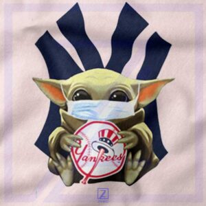 Baby Yoda New York Yankees closeup Tank Top - Star Wars Baseball