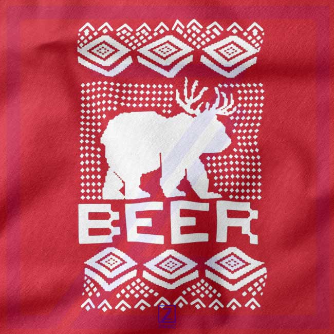 Bear Christmas closeup Tank Top - Best Party Holiday