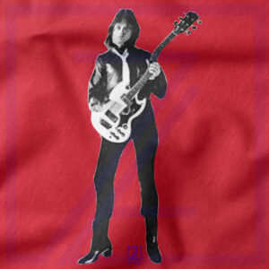 Ben Orr Guitar Rock Band closeup Hoodie - Power Pop