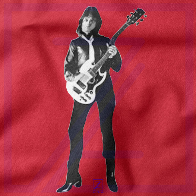 Ben Orr Guitar Rock Band closeup Hoodie - Power Pop