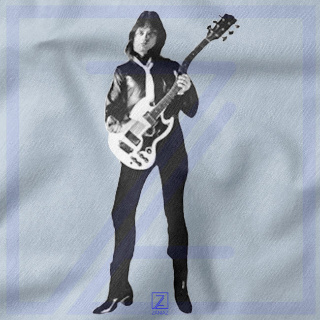 Ben Orr Guitar Rock Band closeup Tshirt - The Cars