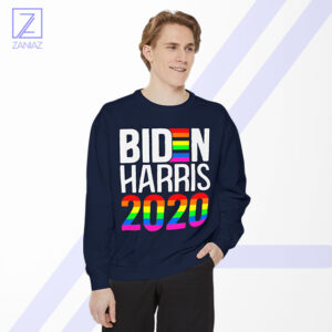 Biden Haris 2020 Rainbow Sweatshirt - Vintage Vote