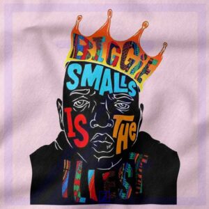 Biggie Smalls Rapper closeup Tshirt - Notorious Gangste